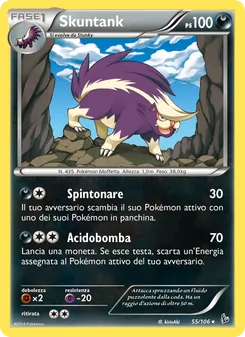 Carta Skuntank dell'espansione Fuoco Infernale, numero 55/106
