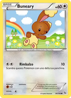 Carta Buneary dell'espansione Fuoco Infernale, numero 84/106