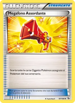 Carta Megafono Assordante dell'espansione Fuoco Infernale, numero 97/106