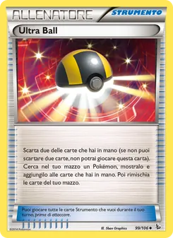 Carta Ultra Ball dell'espansione Fuoco Infernale, numero 99/106
