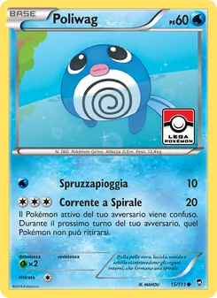 Carta Poliwag dell'espansione Colpi Furiosi, numero 15/111