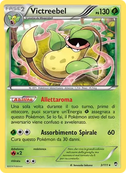 Carta Victreebel dell'espansione Colpi Furiosi, numero 3/111
