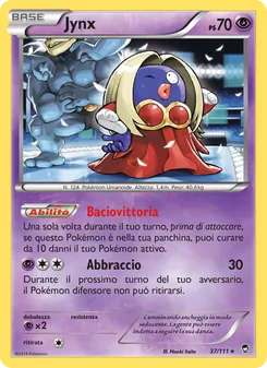 Carta Jynx dell'espansione Colpi Furiosi, numero 37/111