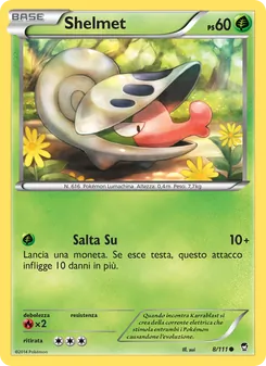 Carta Shelmet dell'espansione Colpi Furiosi, numero 8/111