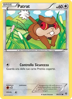 Carta Patrat dell'espansione Colpi Furiosi, numero 84/111