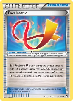 Carta Focalnastro dell'espansione Colpi Furiosi, numero 91/111