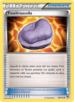 Carta Fossilmascella dell'espansione Colpi Furiosi, numero 94/111