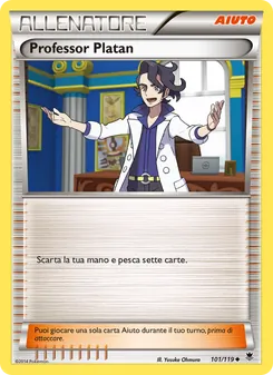Carta Professor Platan dell'espansione Forze Spettrali, numero 101/119
