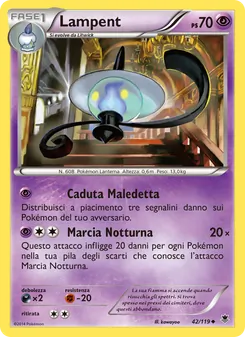 Carta Lampent dell'espansione Forze Spettrali, numero 42/119