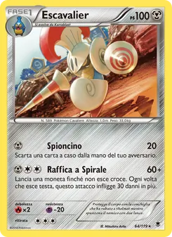 Carta Escavalier dell'espansione Forze Spettrali, numero 64/119