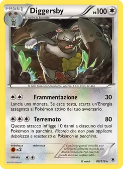 Carta Diggersby dell'espansione Forze Spettrali, numero 88/119