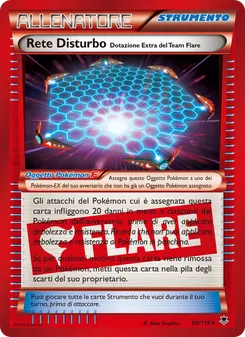 Carta Rete Disturbo [Dotazione Extra del Team Flare] dell'espansione Forze Spettrali, numero 98/119