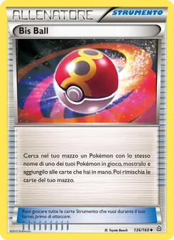 Carta Bis Ball dell'espansione Scontro Primordiale, numero 136/160