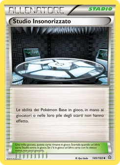 Carta Studio Insonorizzato dell'espansione Scontro Primordiale, numero 140/160