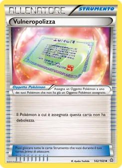 Carta Vulneropolizza dell'espansione Scontro Primordiale, numero 142/160