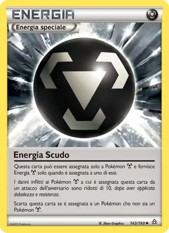 Carta Energia Scudo dell'espansione Scontro Primordiale, numero 143/160
