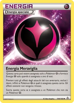 Carta Energia Meraviglia dell'espansione Scontro Primordiale, numero 144/160