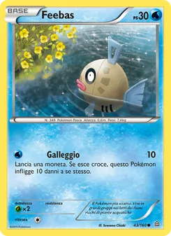 Carta Feebas dell'espansione Scontro Primordiale, numero 43/160