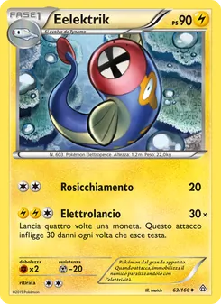Carta Eelektrik dell'espansione Scontro Primordiale, numero 63/160