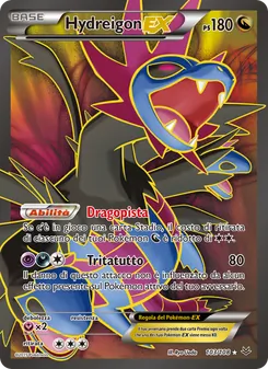 Carta Hydreigon EX dell'espansione Furie Volanti, numero 103/108