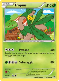 Carta Tropius dell'espansione Furie Volanti, numero 12/108