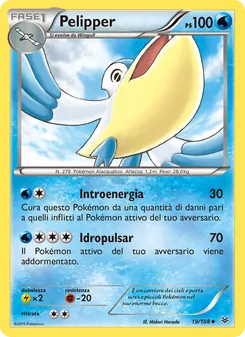 Carta Pelipper dell'espansione Furie Volanti, numero 19/108