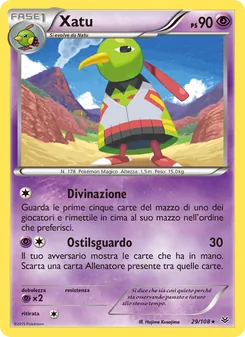 Carta Xatu dell'espansione Furie Volanti, numero 29/108