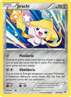 Carta Jirachi dell'espansione Furie Volanti, numero 42/108