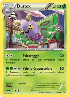 Carta Dustox dell'espansione Furie Volanti, numero 7/108