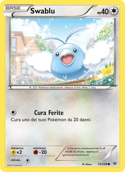 Carta Swablu dell'espansione Furie Volanti, numero 73/108