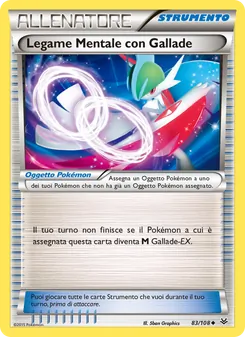 Carta Legame Mentale con Gallade dell'espansione Furie Volanti, numero 83/108