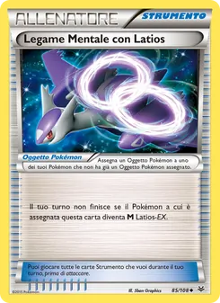 Carta Legame Mentale con Latios dell'espansione Furie Volanti, numero 85/108