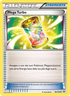 Carta Mega Turbo dell'espansione Furie Volanti, numero 86/108