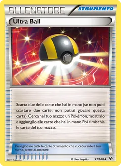 Carta Ultra Ball dell'espansione Furie Volanti, numero 93/108