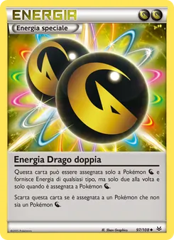 Carta Energia Drago doppia dell'espansione Furie Volanti, numero 97/108