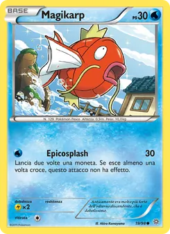 Carta Magikarp dell'espansione Antiche Origini, numero 19/98