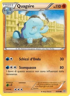 Carta Quagsire dell'espansione Antiche Origini, numero 39/98