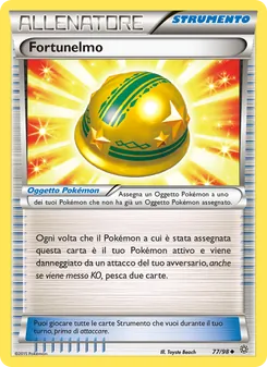 Carta Fortunelmo dell'espansione Antiche Origini, numero 77/98