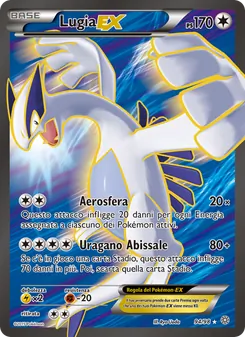 Carta Lugia EX dell'espansione Antiche Origini, numero 94/98