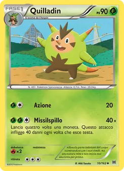 Carta Quilladin dell'espansione Turbo Blitz, numero 10/162