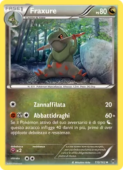 Carta Fraxure dell'espansione Turbo Blitz, numero 110/162