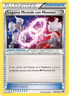 Carta Legame Mentale con Mewtwo dell'espansione Turbo Blitz, numero 144/162