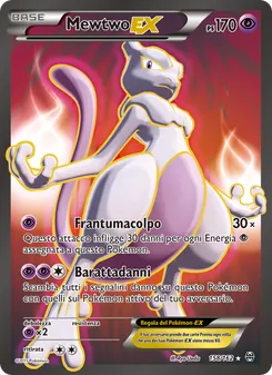 Carta Mewtwo EX dell'espansione Turbo Blitz, numero 158/162