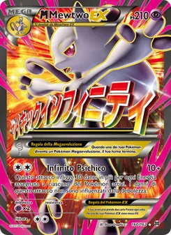 Carta M Mewtwo EX dell'espansione Turbo Blitz, numero 160/162