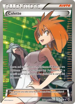 Carta Colette dell'espansione Turbo Blitz, numero 161/162