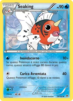Carta Seaking dell'espansione Turbo Blitz, numero 28/162