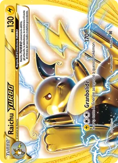 Carta Raichu TURBO dell'espansione Turbo Blitz, numero 50/162