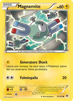 Carta Magnemite dell'espansione Turbo Blitz, numero 52/162