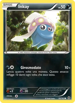 Carta Inkay dell'espansione Turbo Blitz, numero 93/162