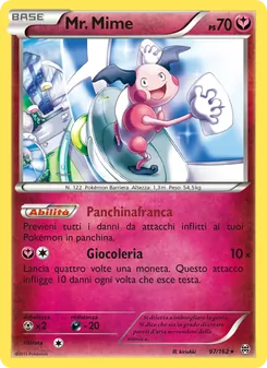 Carta Mr. Mime dell'espansione Turbo Blitz, numero 97/162